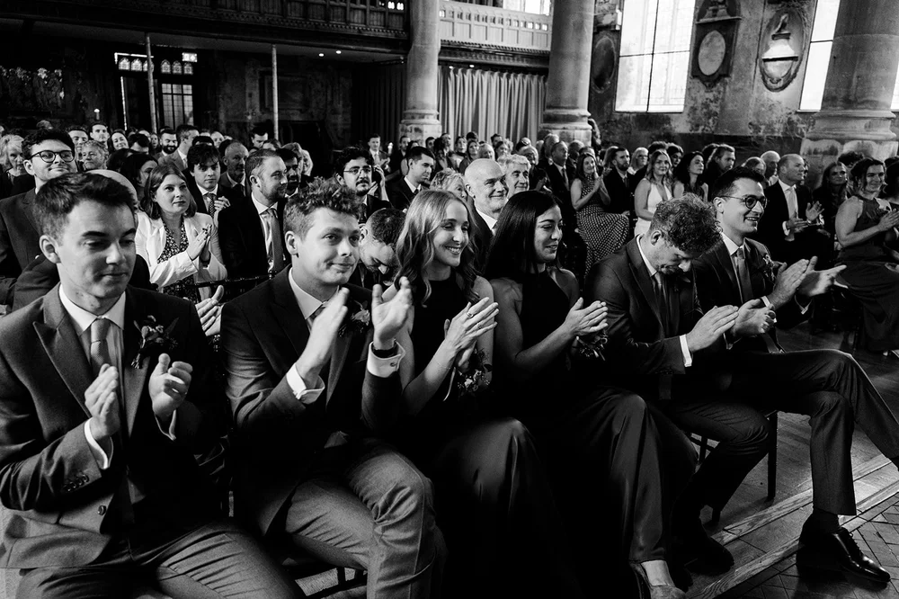 Sammy and Alex&rsquo;s ceremony in the main hall at The Mount Without, Bristol - 2