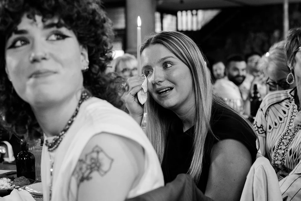 Guests in the vaulted crypt and walled garden at The Mount Without, Bristol - 6