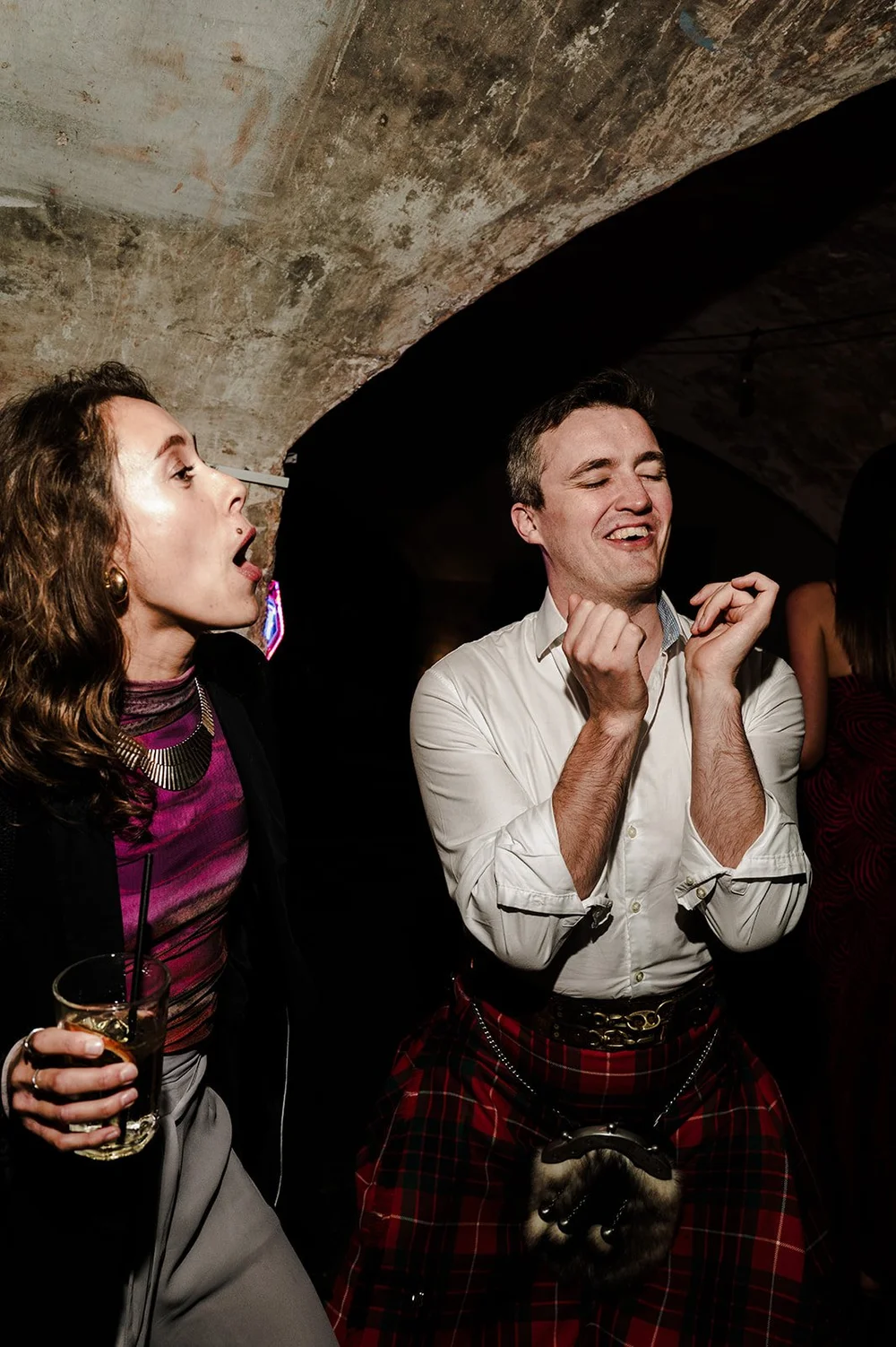 Dancing in the undercroft at The Mount Without, Bristol - 2