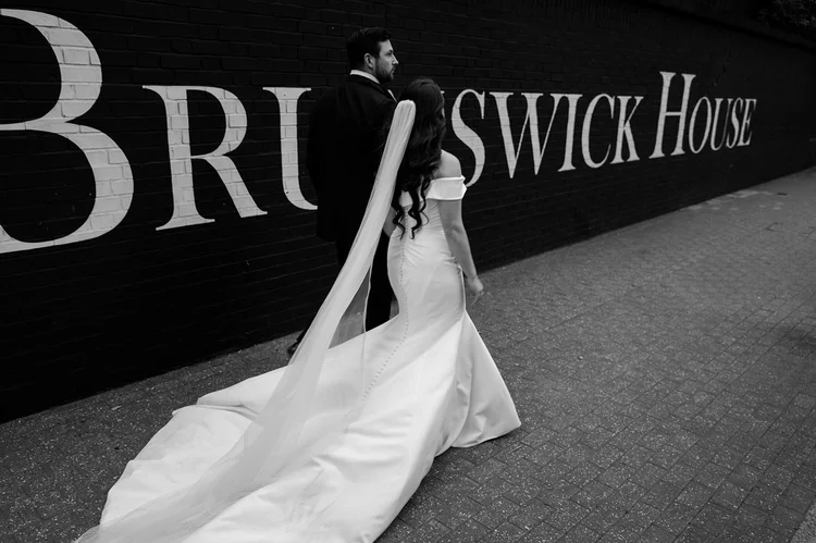 Chloe and Jon's wedding at Brunswick House Vauxhall London — natural documentary photography by Oliver Holder