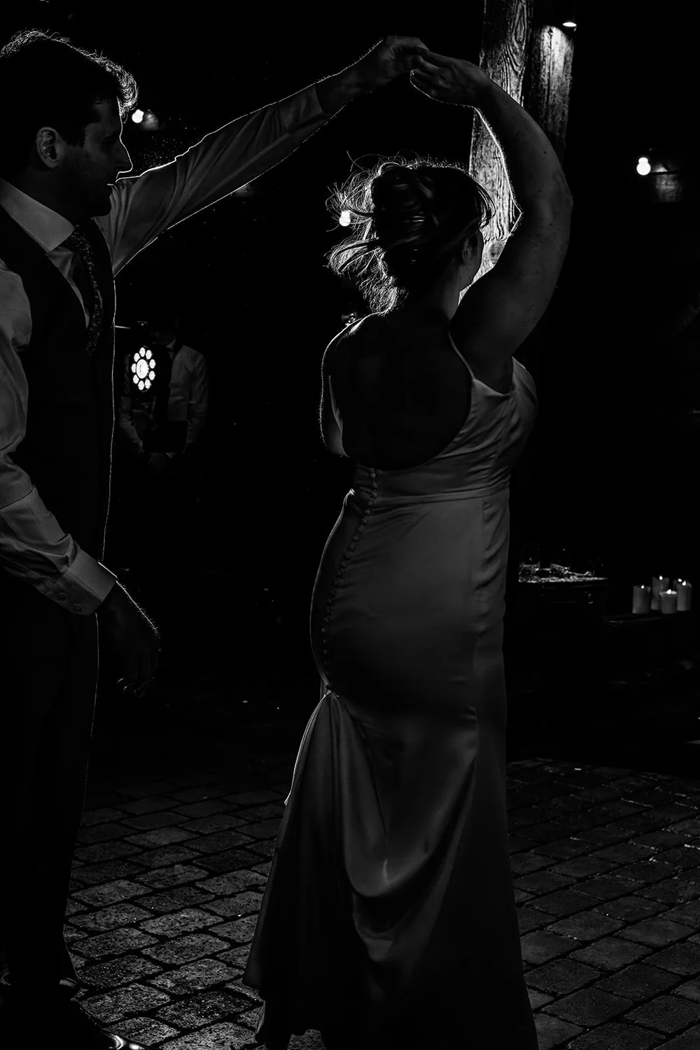 Dancing under the lights at Elmley Nature Reserve