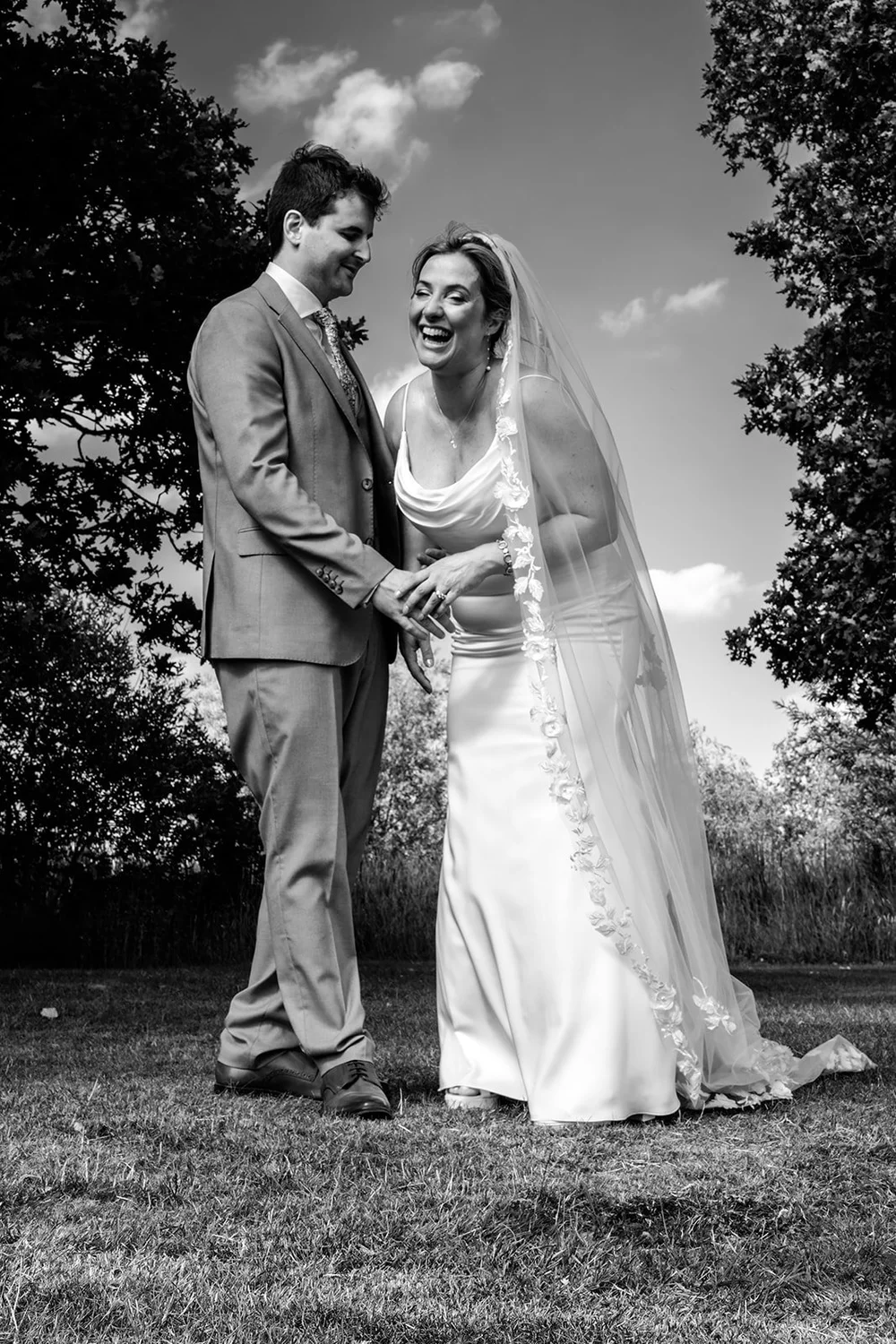 Rose and Frankie together during their portraits at Elmley Nature Reserve