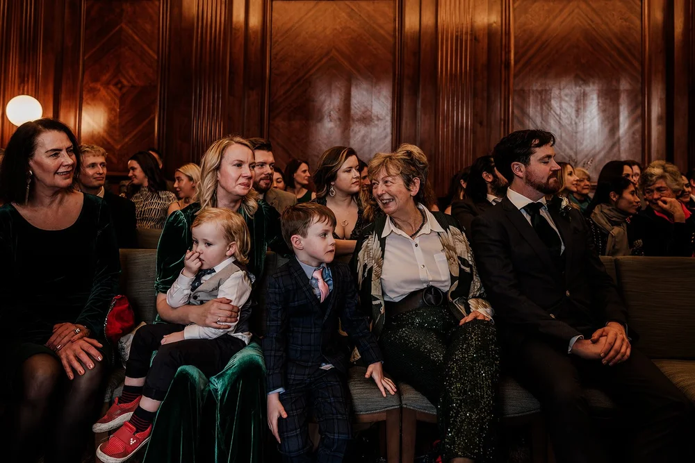 Wedding ceremony in the Westminster Room at Old Marylebone Town Hall - 8