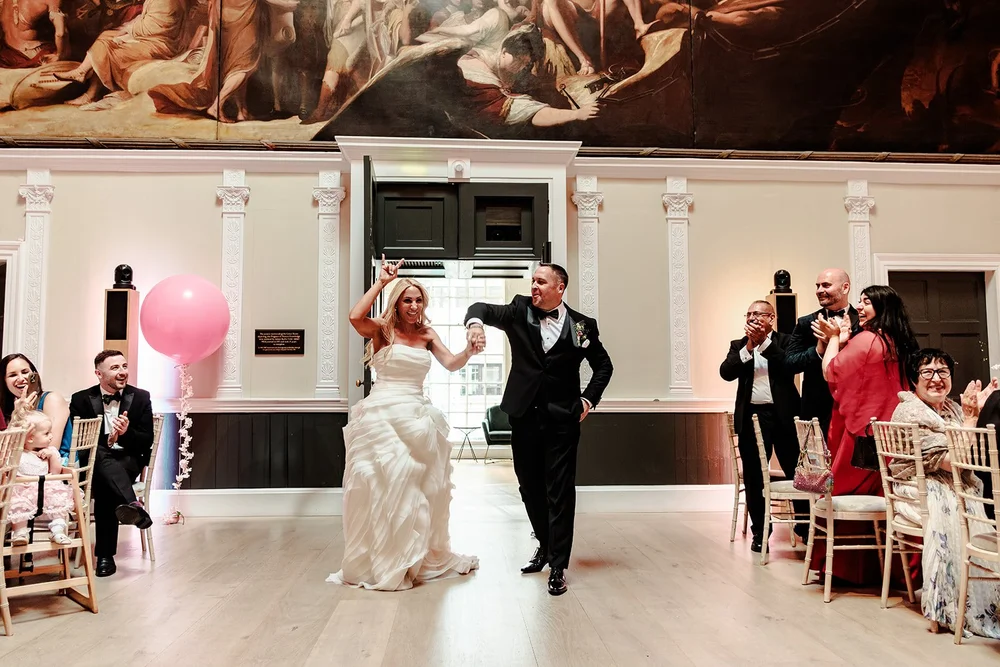 Documentary moment at Kate and Brendan's RSA House wedding