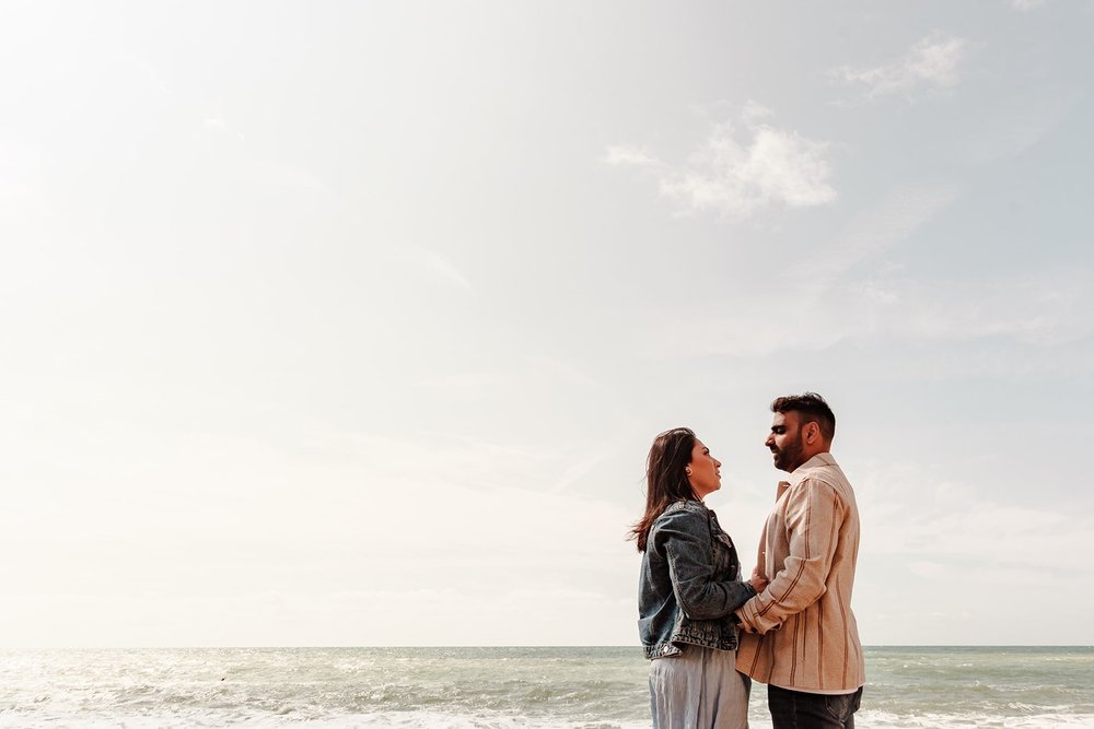Durdle Door proposal photography in Dorset