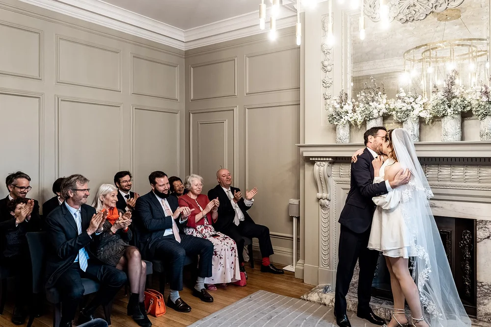 Helen and Benoit&rsquo;s intimate ceremony at Old Marylebone Town Hall - 9