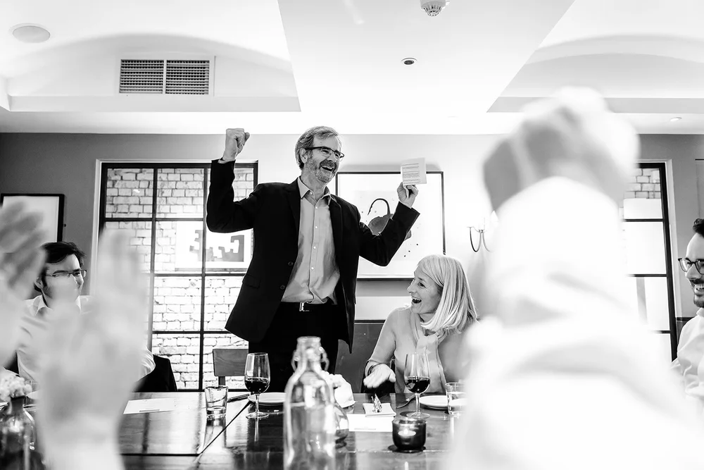 Dinner and speeches at Barrafina in Covent Garden - 3