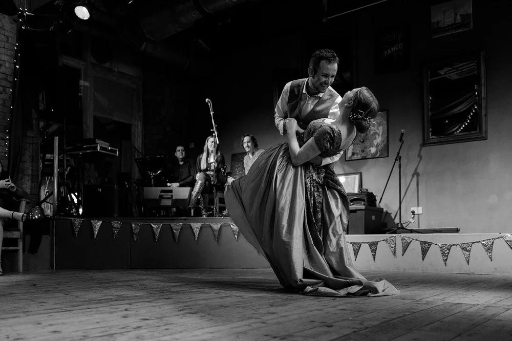 Ffion and Tom&rsquo;s first dance at the Southbank Club, Bedminster