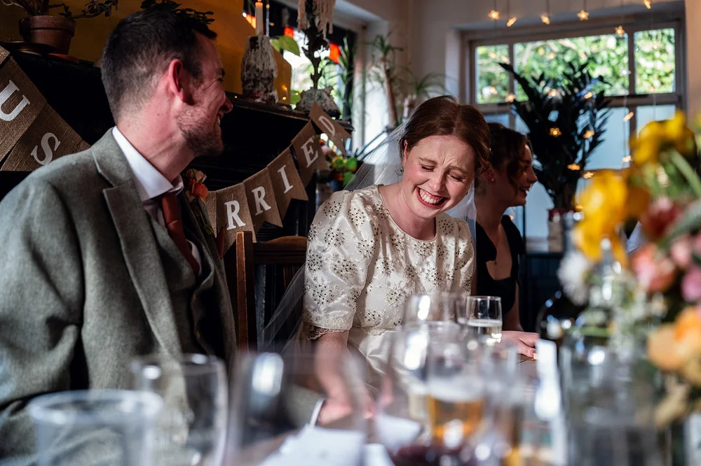 Ffion during the speeches at the Alma Tavern in Clifton