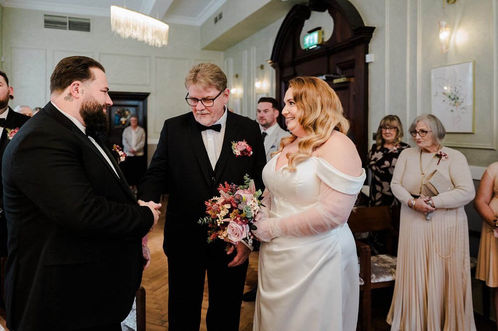 Jon and Meg&rsquo;s micro wedding ceremony at Chelsea Old Town Hall - 2