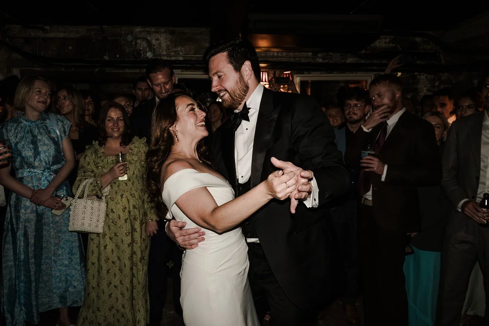 Chloe and Jon&rsquo;s first dance at Brunswick House in Vauxhall