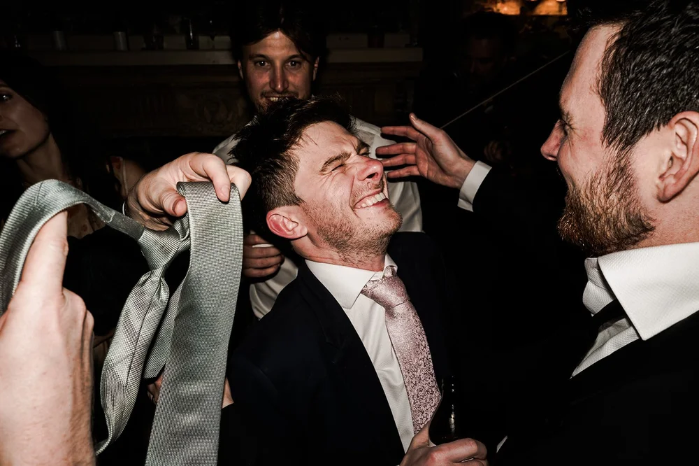 Guests celebrating in the vaults at Brunswick House
