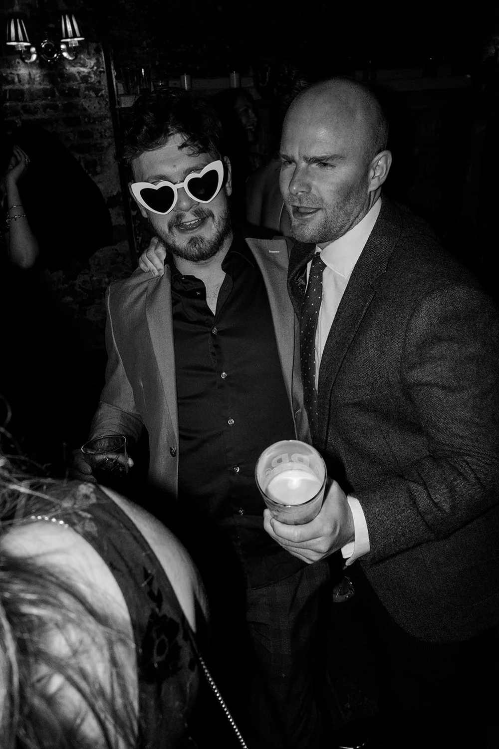 Late night dancing at Chloe and Jon&rsquo;s Brunswick House wedding