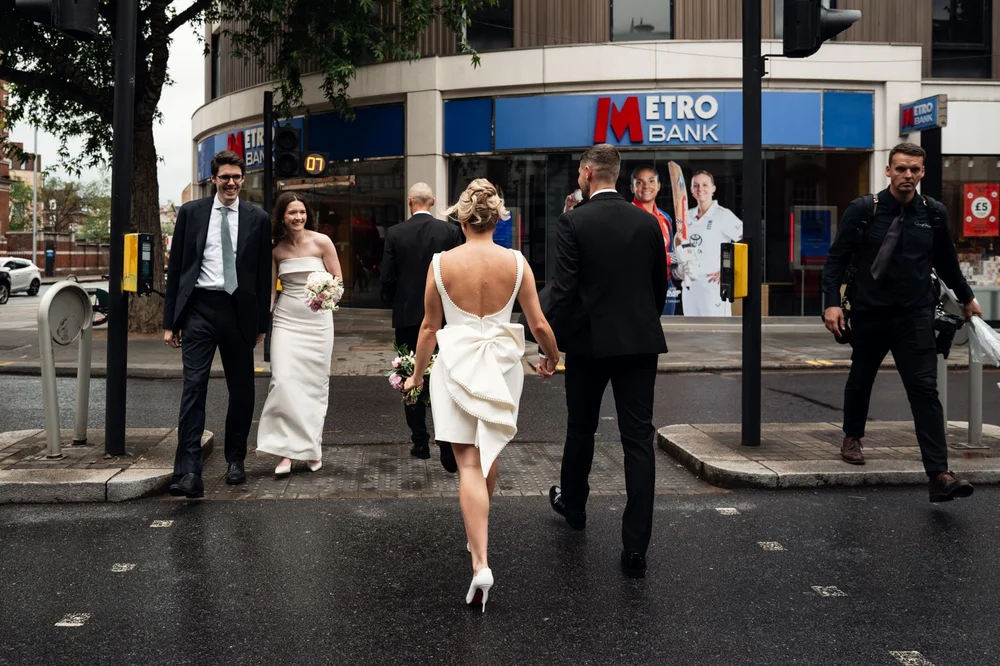 Charley and Joe's wedding at Chelsea Old Town Hall after getting ready at Claridge's, London - 6