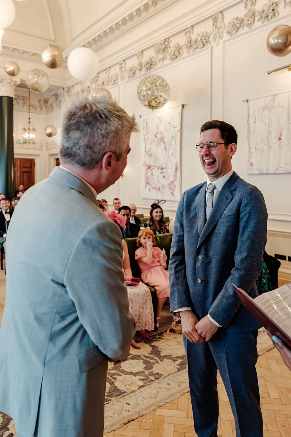 A reading delivered during the wedding ceremony