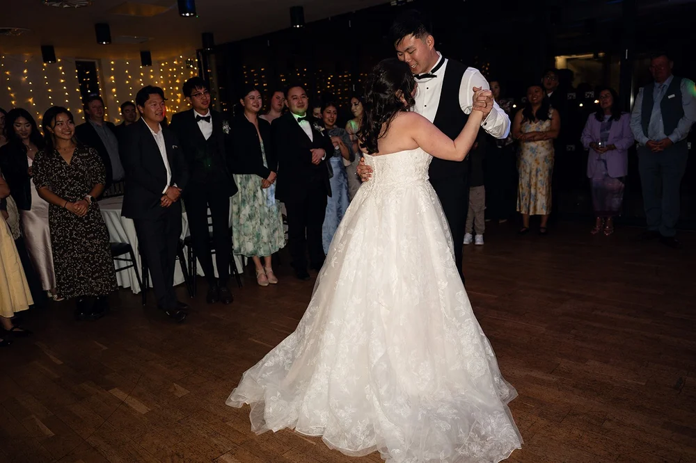 Luisa and Ray&rsquo;s first dance at Calderstones Mansion House