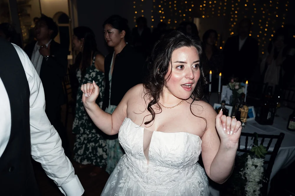 Luisa dancing during la hora loca at Calderstones Mansion House