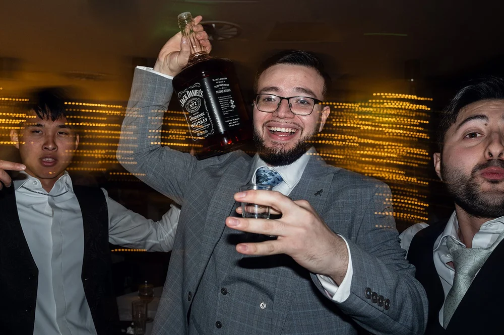 Whisky raised on the dance floor at Calderstones Mansion House