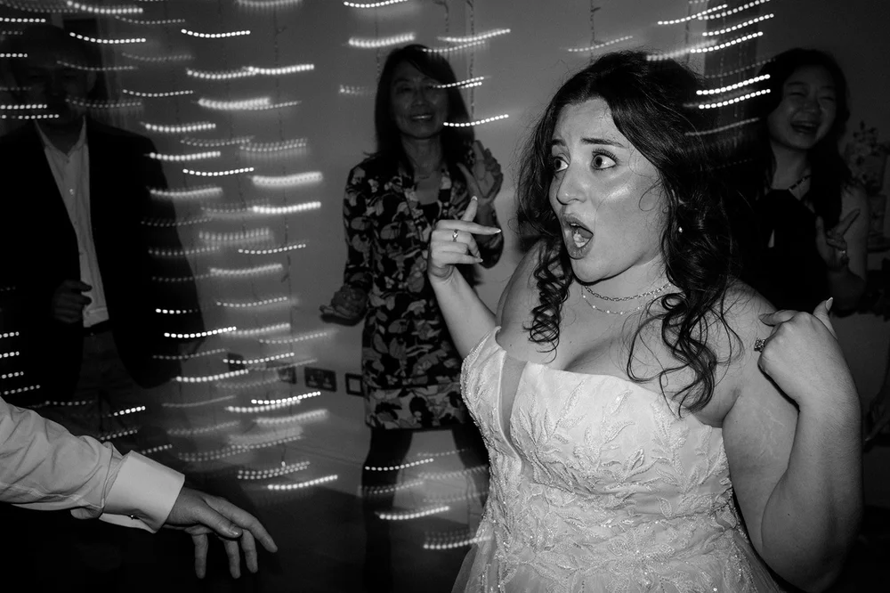 Luisa on the dance floor during the Colombian crazy hour