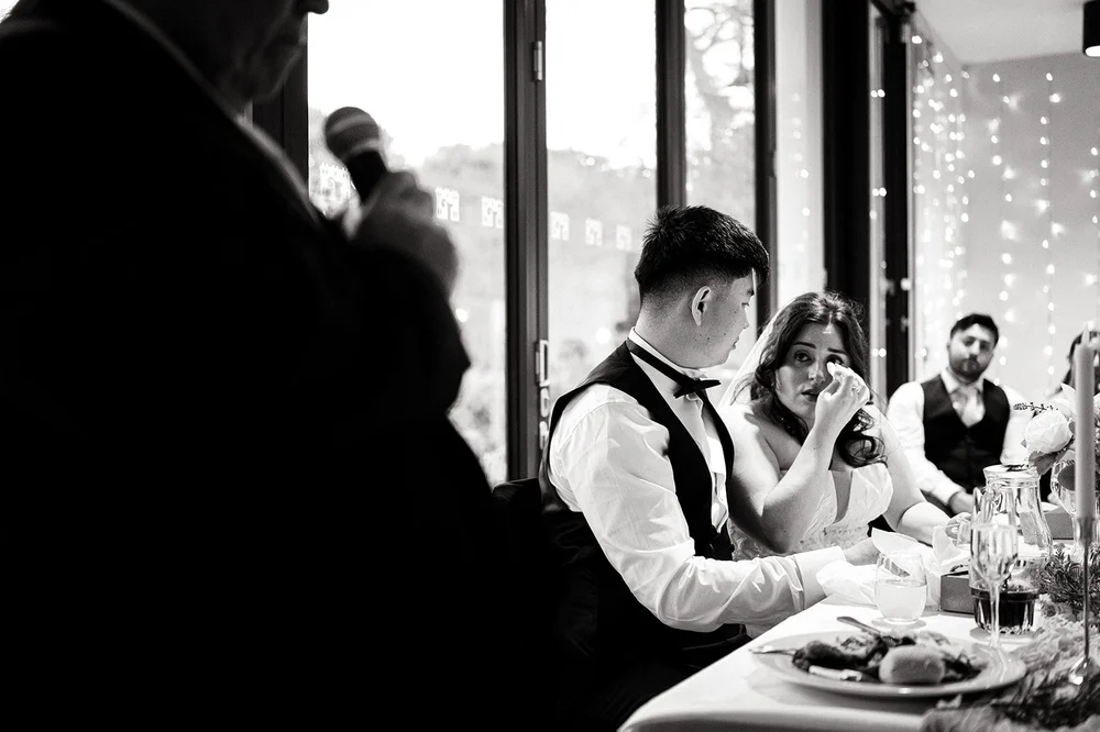 The top table at a Calderstones Mansion House wedding