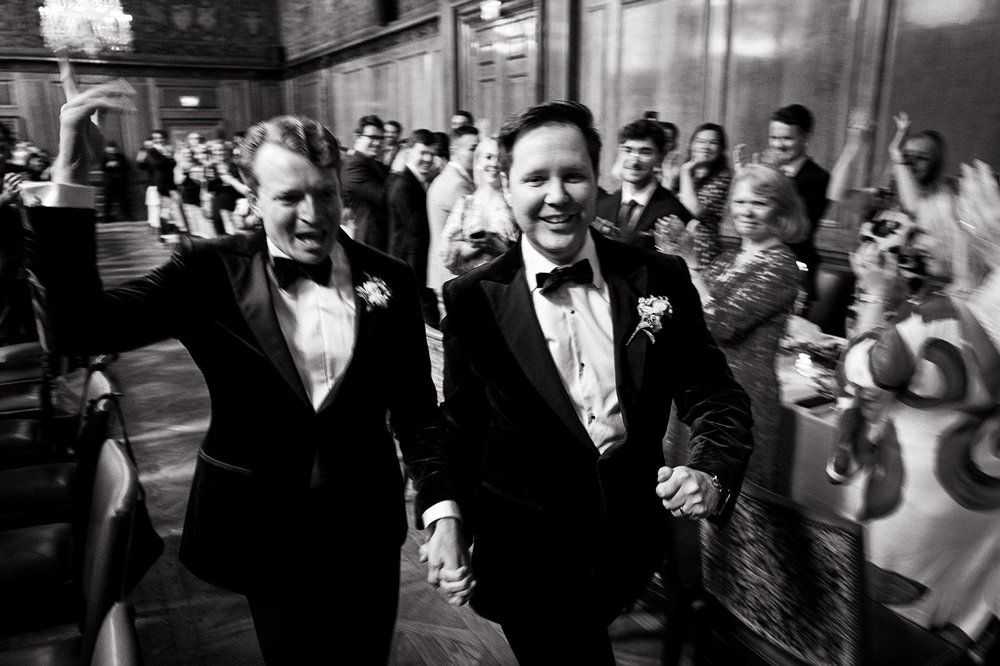 Julian and Josh's entrance and speeches at The Ned - 3