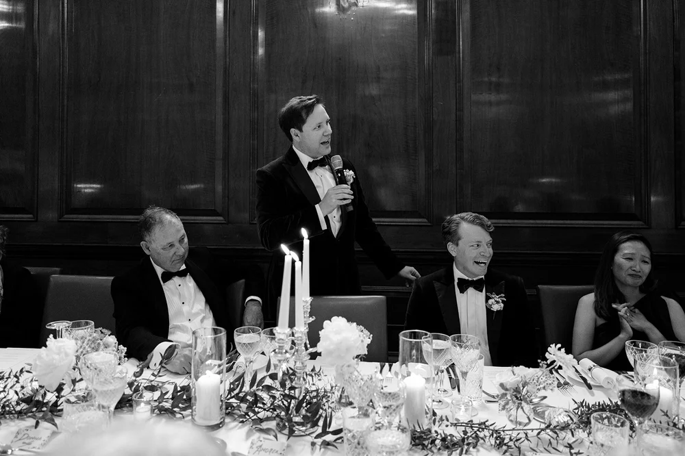 Wedding dinner in the Tapestry Room at The Ned - 2
