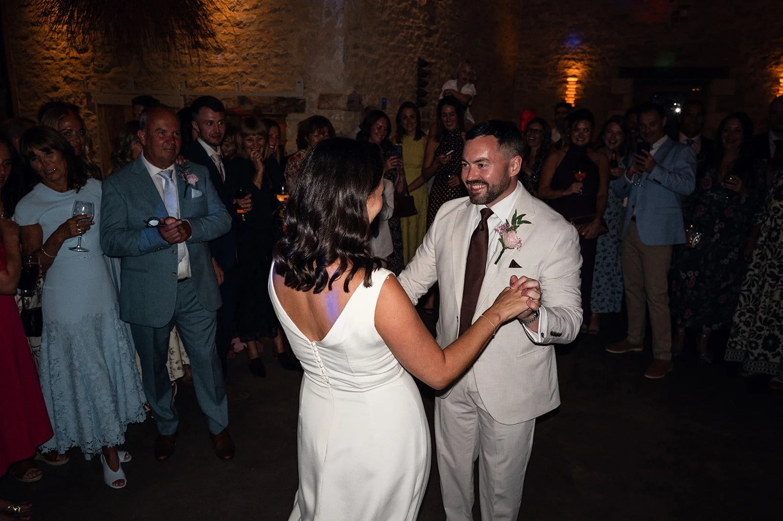 First dance and evening party in the barn at Copsegrove Farm - 5