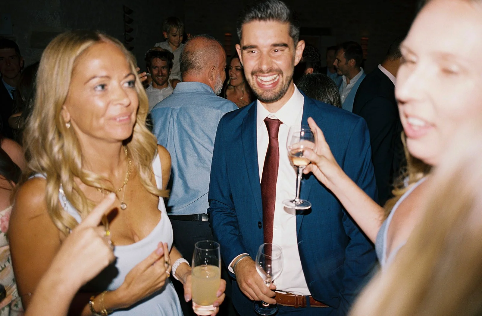 Jimmy and Sophie's Copsegrove Farm wedding on 35mm film - 8