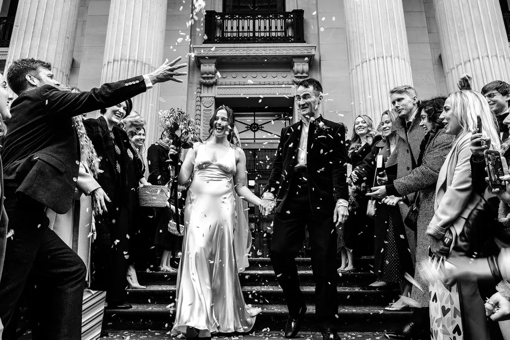Wedding ceremony at Marylebone Old Town Hall