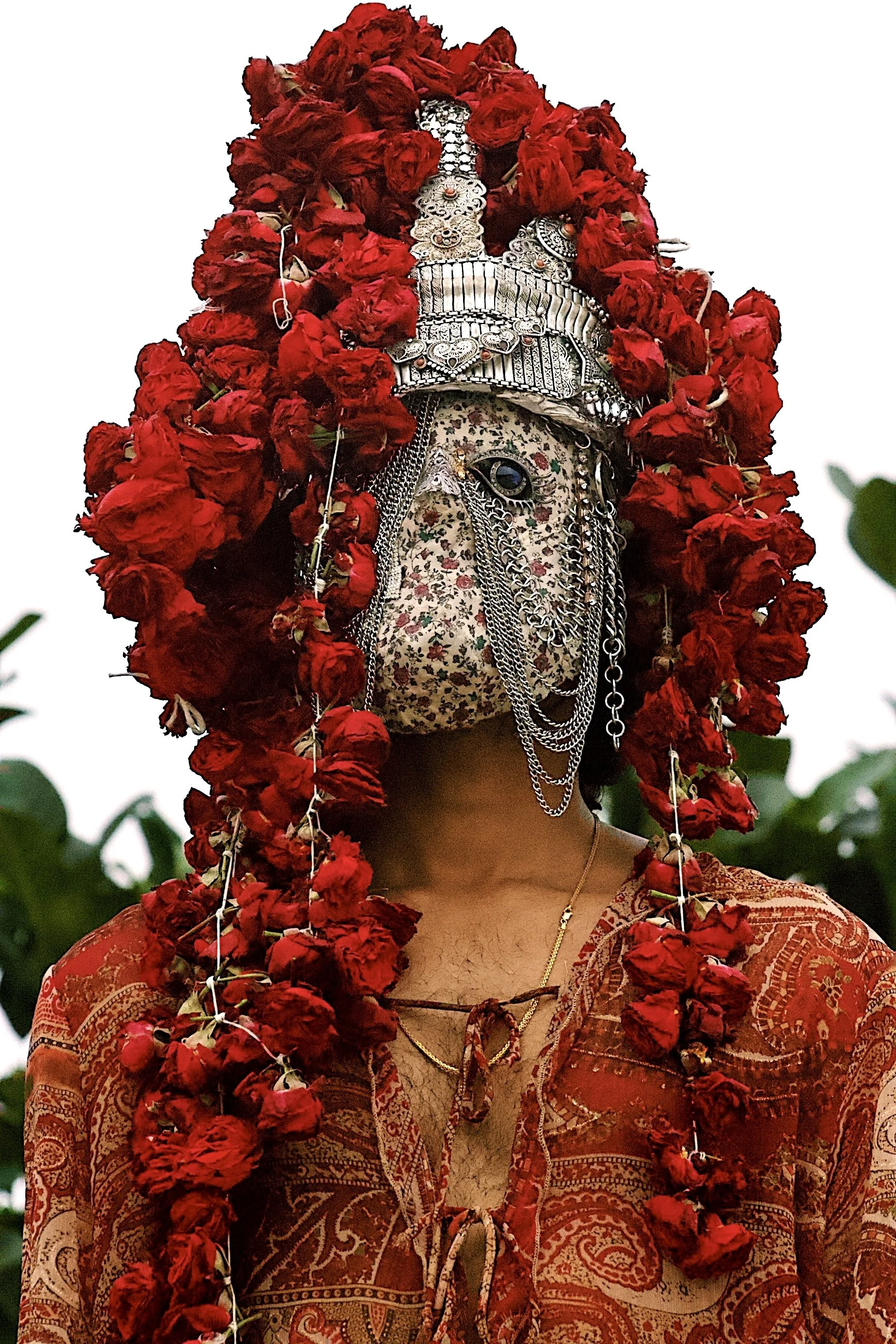 Photographer Mike Sullivan uses his masks to explore the performative nature of identity