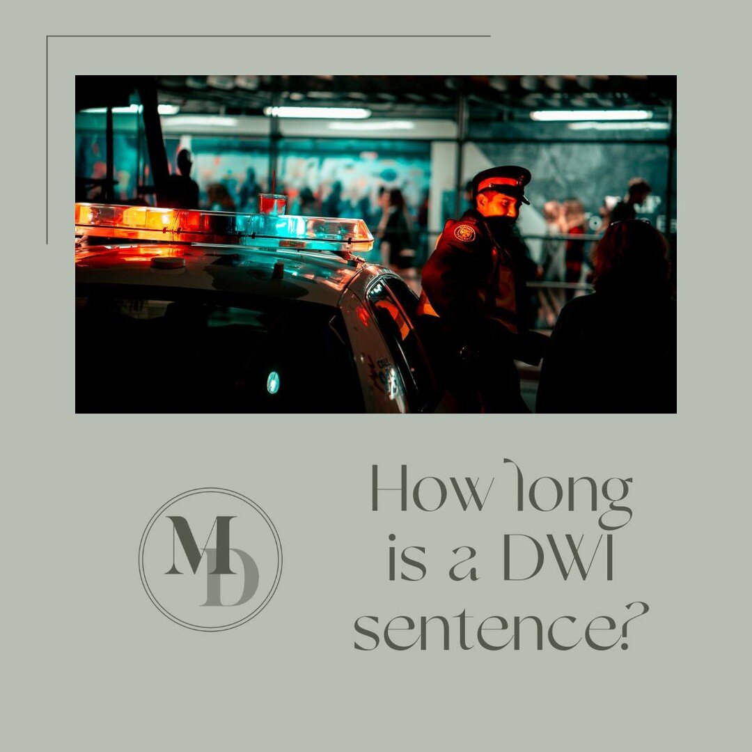 The length of a DWI sentence is dependent on many factors. Is this a first offense? Are their minors present? Is there an open container in the vehicle? For a deep dive into &quot;Possible DWI Sentences&quot; visit the Article on my website. 

https: