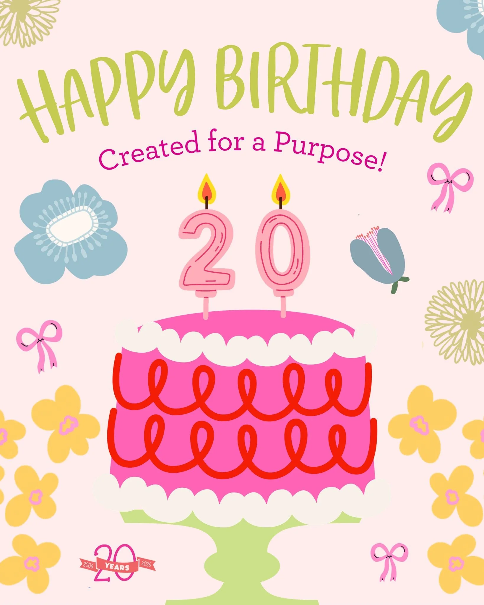 WOW! We're thrilled to celebrate our 20th birthday with you this August! Stay tuned as we share more, but mark your calendars for August 7 and 8 to celebrate with us! 🎂🎂🎂