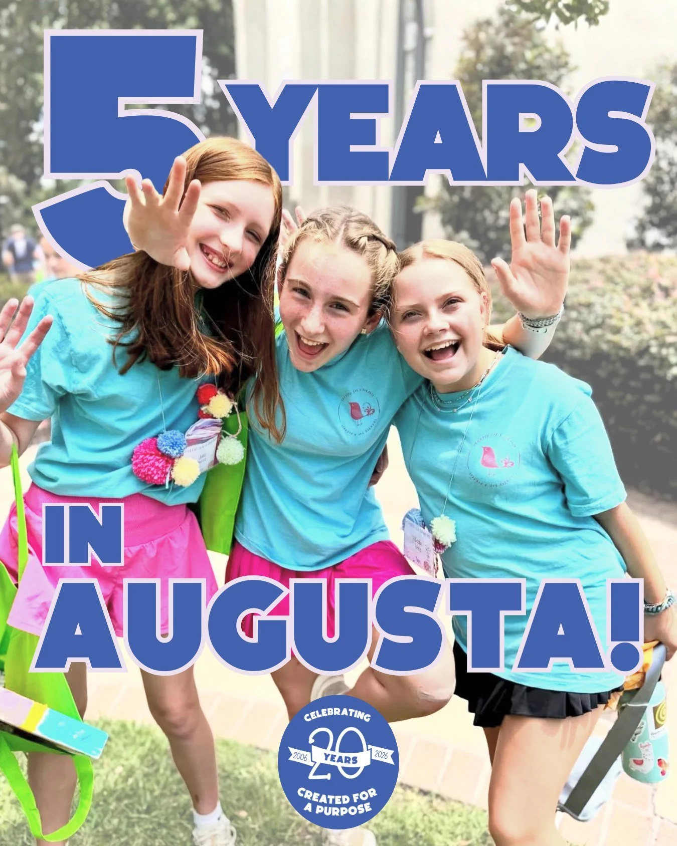 Augusta, we&rsquo;re back for year 5! 🍑✨

We can&rsquo;t wait to be back at First Presbyterian Church this summer! 

🗓️ June 8 &ndash; 12
🎨 Sewing, singing, cooking, creating, and sharing the Gospel 

Augusta moms: Tag a friend who needs to know a