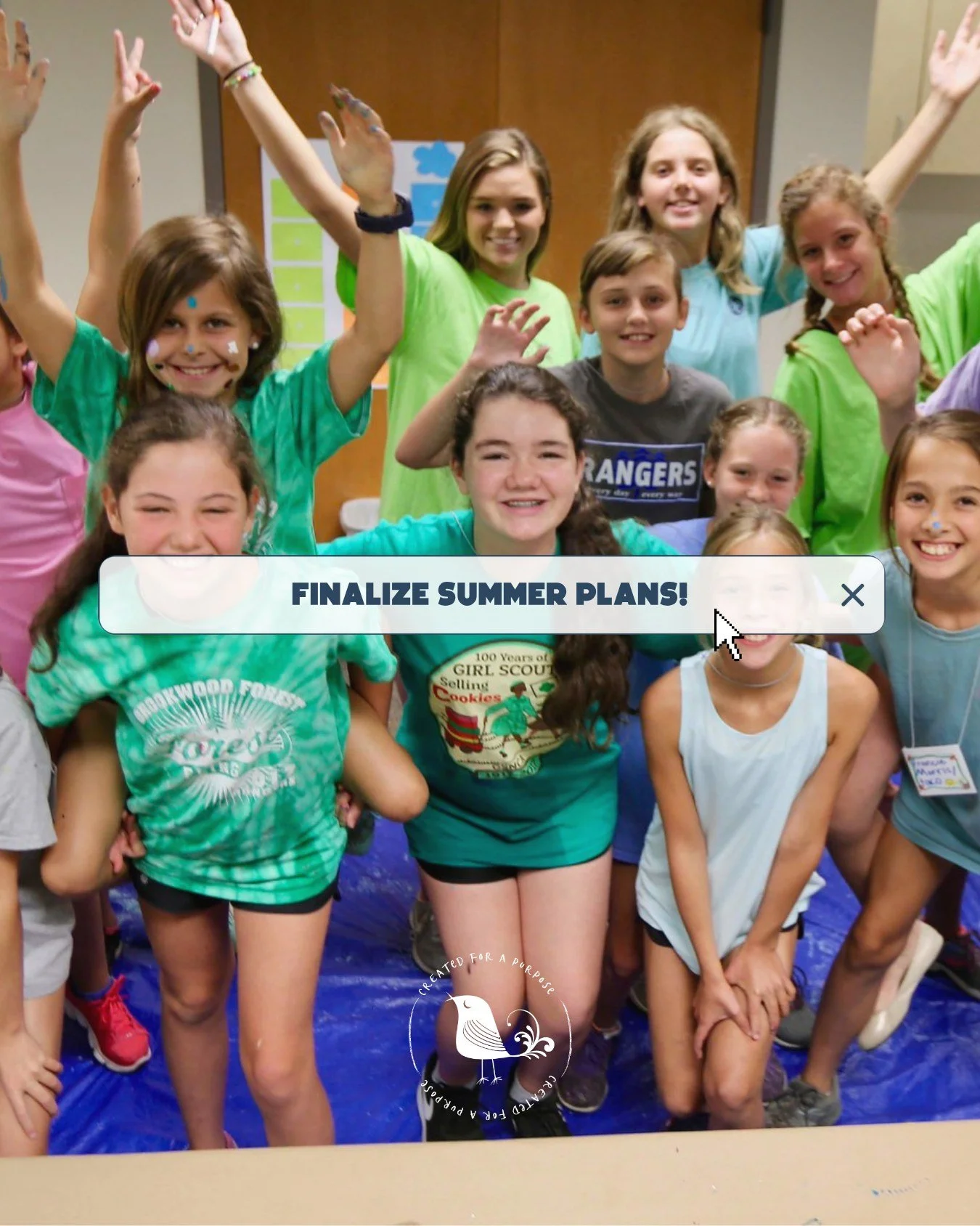 Spring cleaning feels good, but checking 'Summer Camp' off your list feels better. ✅ Registration is almost full across our 2026 camps! Don't let your spot bloom and fade, grab it today!