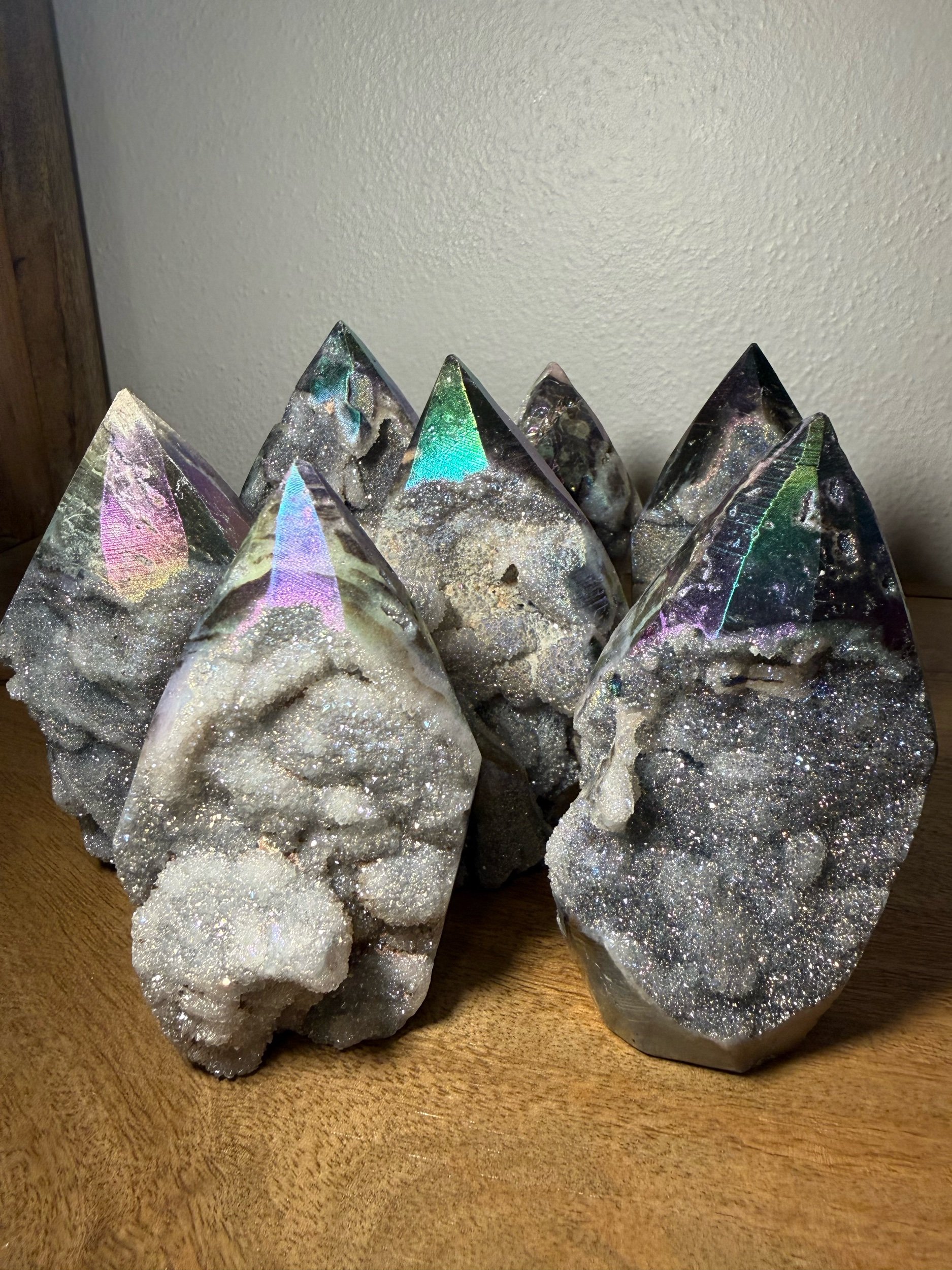 Aura Sphalerite Geode Arrowhead | Mystic Energy Crystal | Choose Your Exact Piece