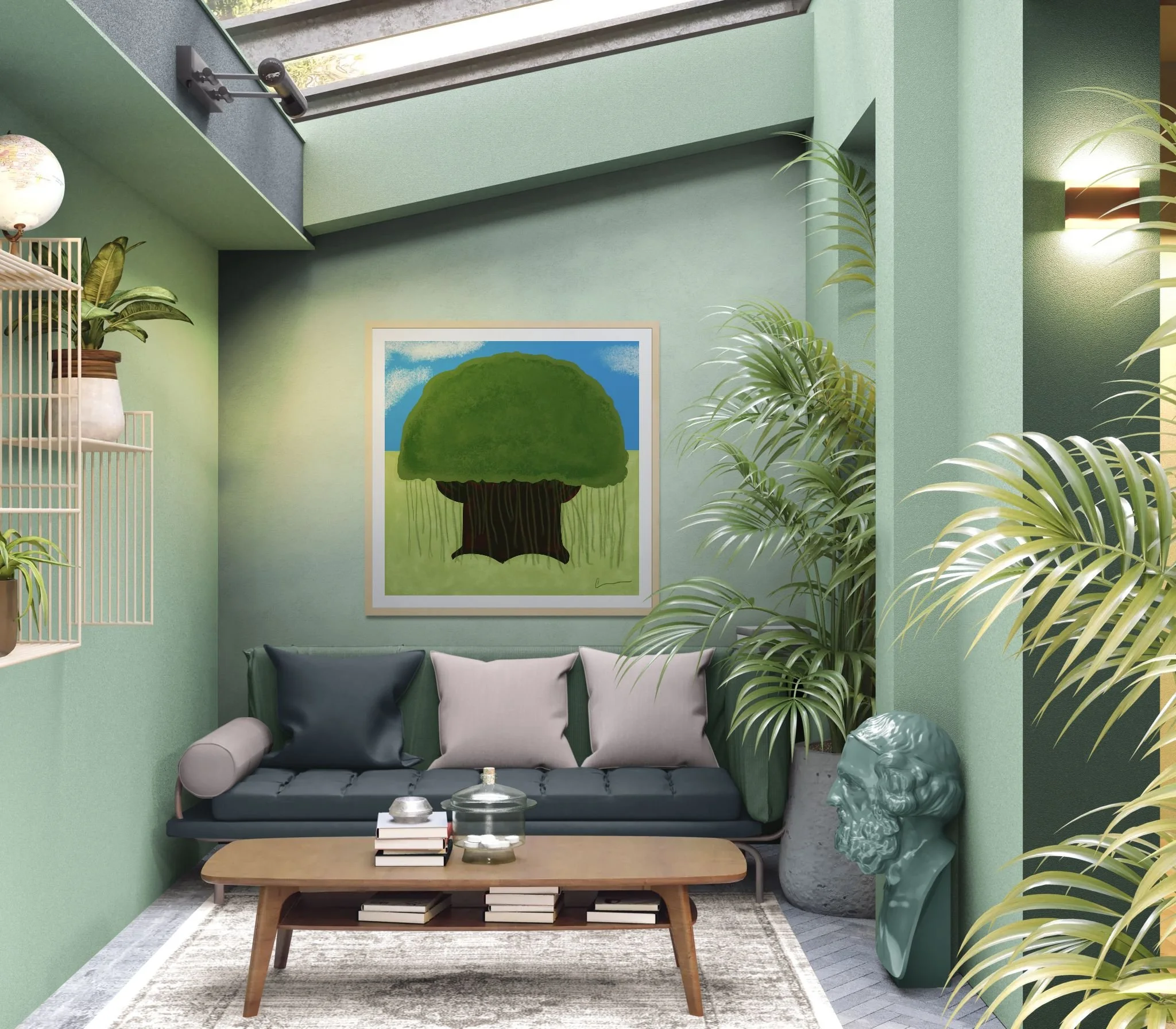 Sunroom with sofa and tropical plants.jpeg