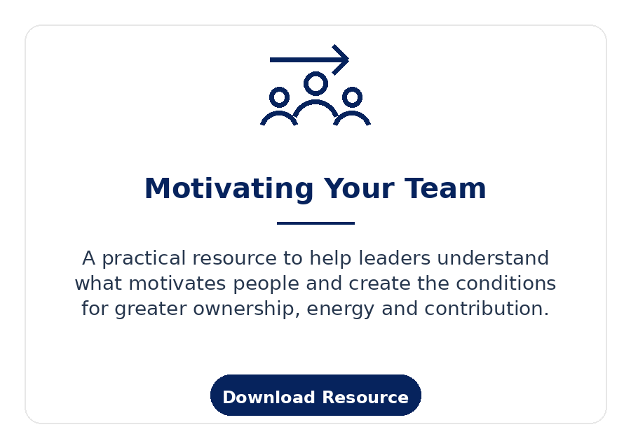 Motivating Your Teams Sheet Resource