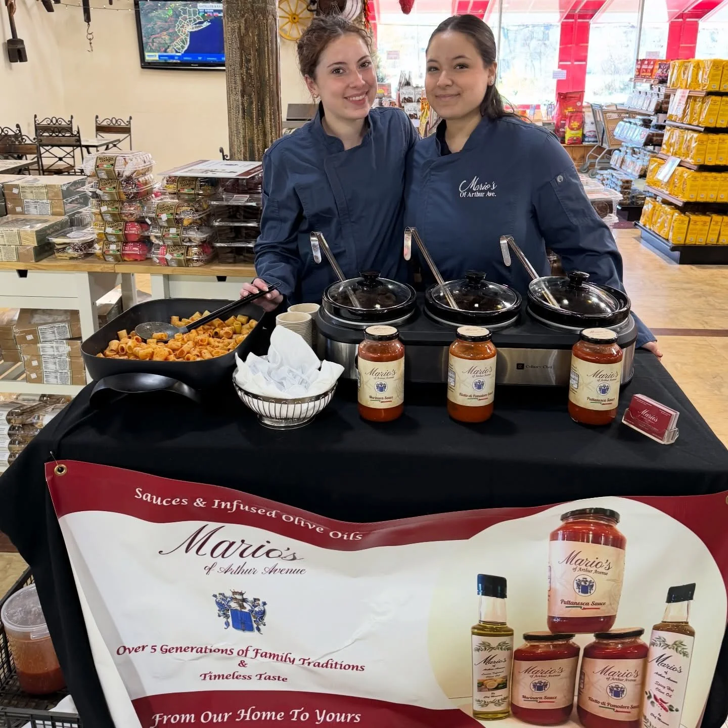 Old World Food Market has something delicious waiting for you today.

Stop by for a free tasting demo from 11:30am to 2:30pm featuring Mario&rsquo;s of Arthur Avenue sauces and a fresh pasta sample that speaks for itself.

If you love finding new fla
