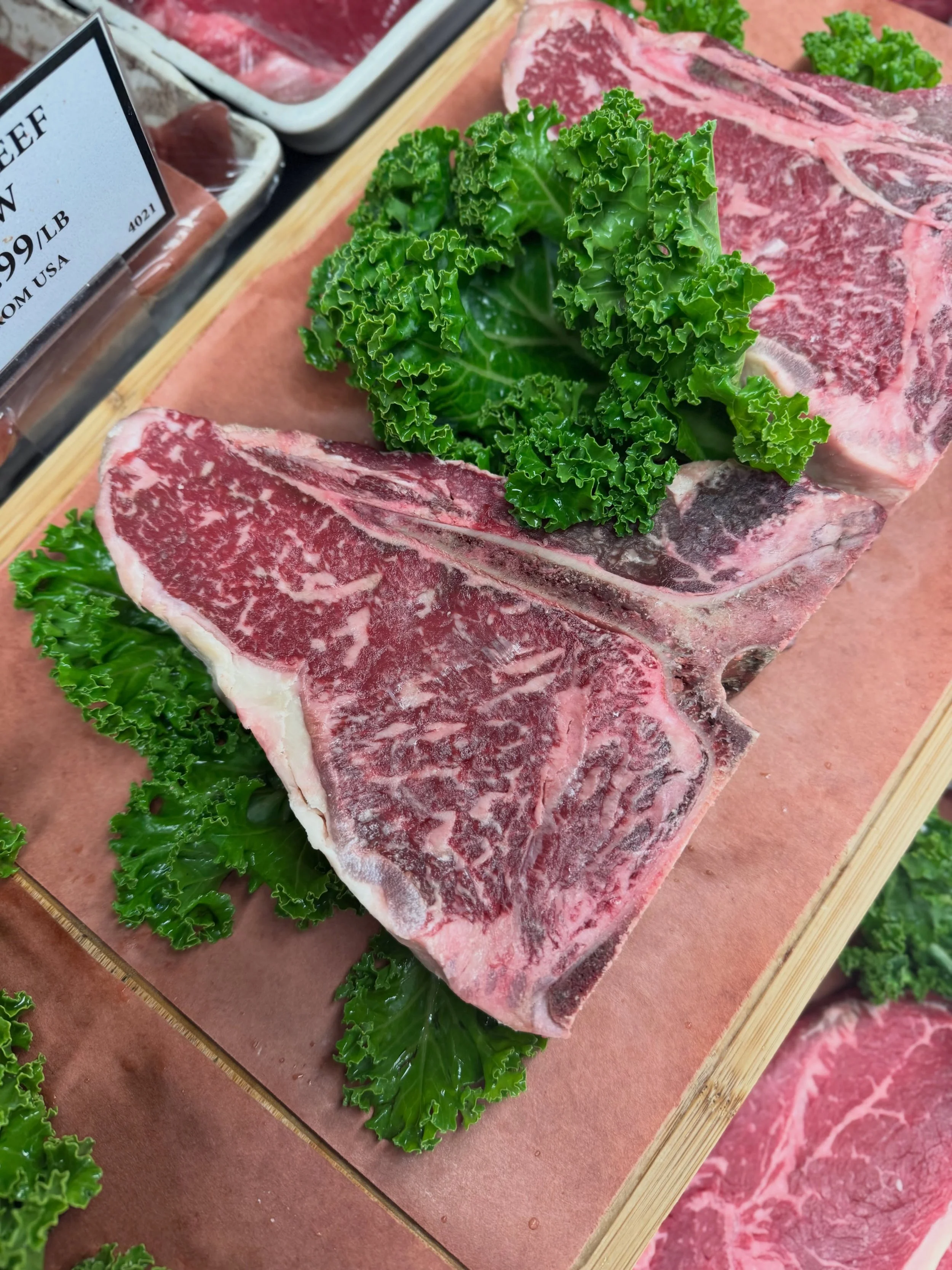 At Old World Food Market, our in house butcher 🔪 department is built around quality, cut selection 🥩, and service you cannot get from prepackaged supermarket meat.

Hand cut steaks.
Beautiful marbling.
Special orders.
Custom cuts.
NY strips, porter