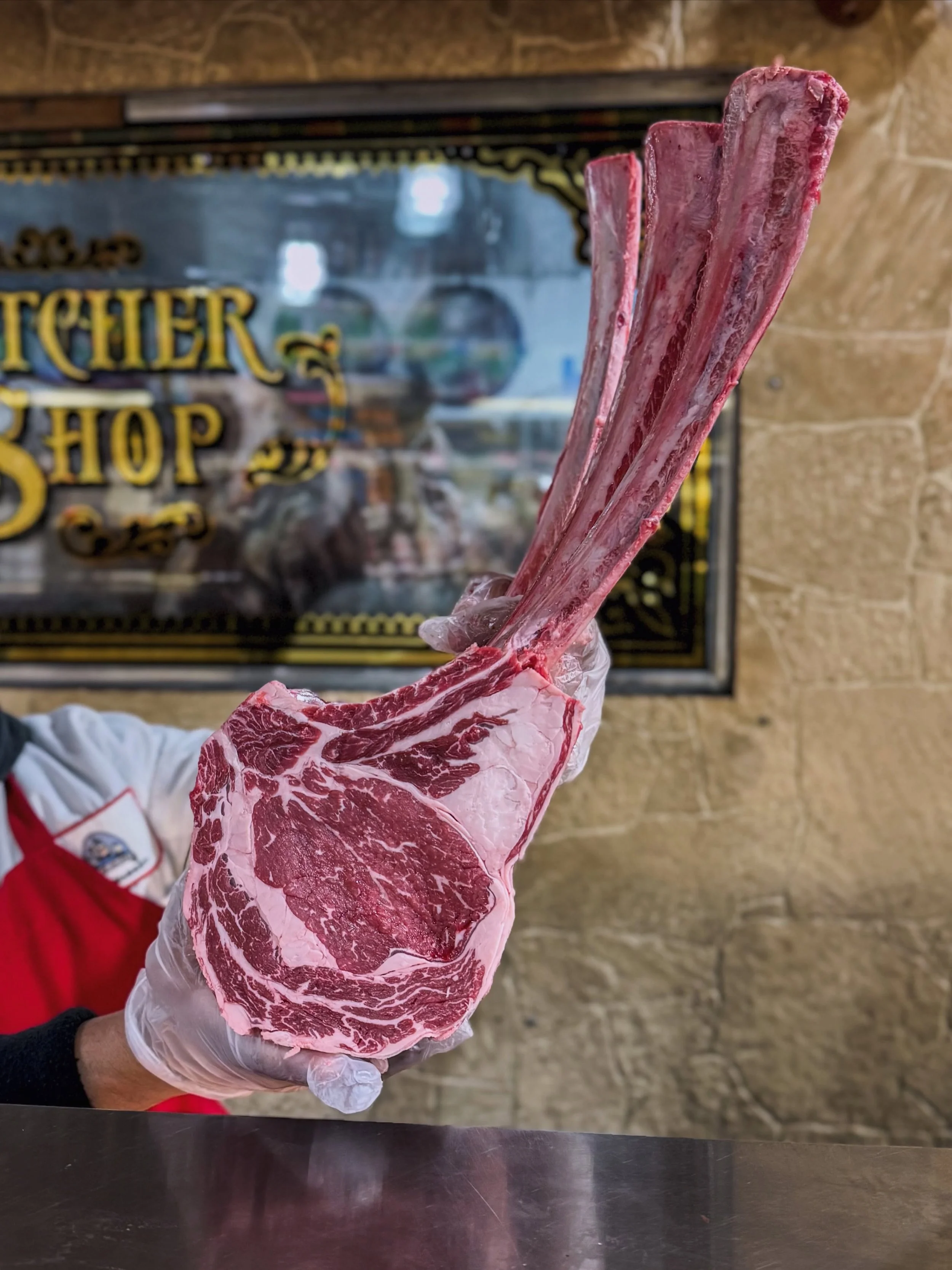 For the Memorial Day BBQ 🍖 that deserves better than burgers.

Our Tomahawk Steaks 🥩 are cut to order by our in house butcher, thick, beautifully marbled, and ready to take over the grill.

Big cut. Big flavor. 

Zero chance anyone forgets what you