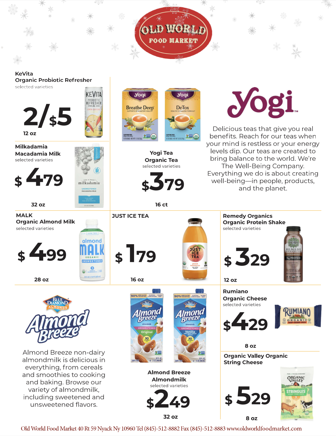 Monthly Flyer Old World Food Market monthly-flyer-old-world-food-market