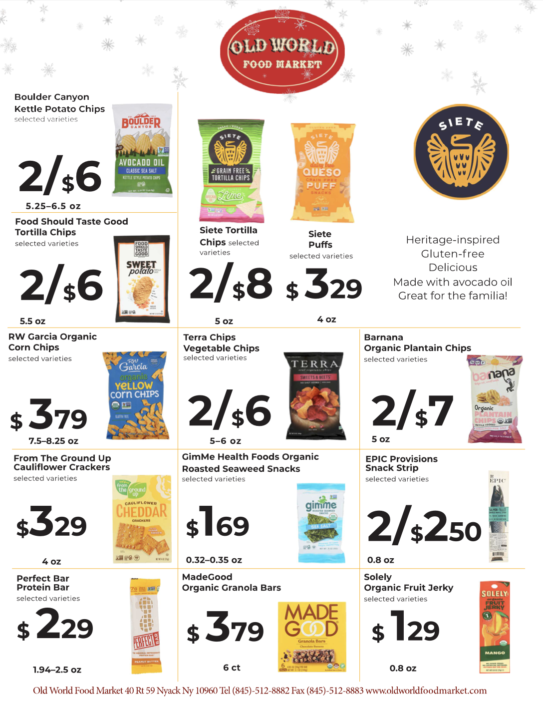 Monthly Flyer Old World Food Market Monthly Flyer Old World Food Market