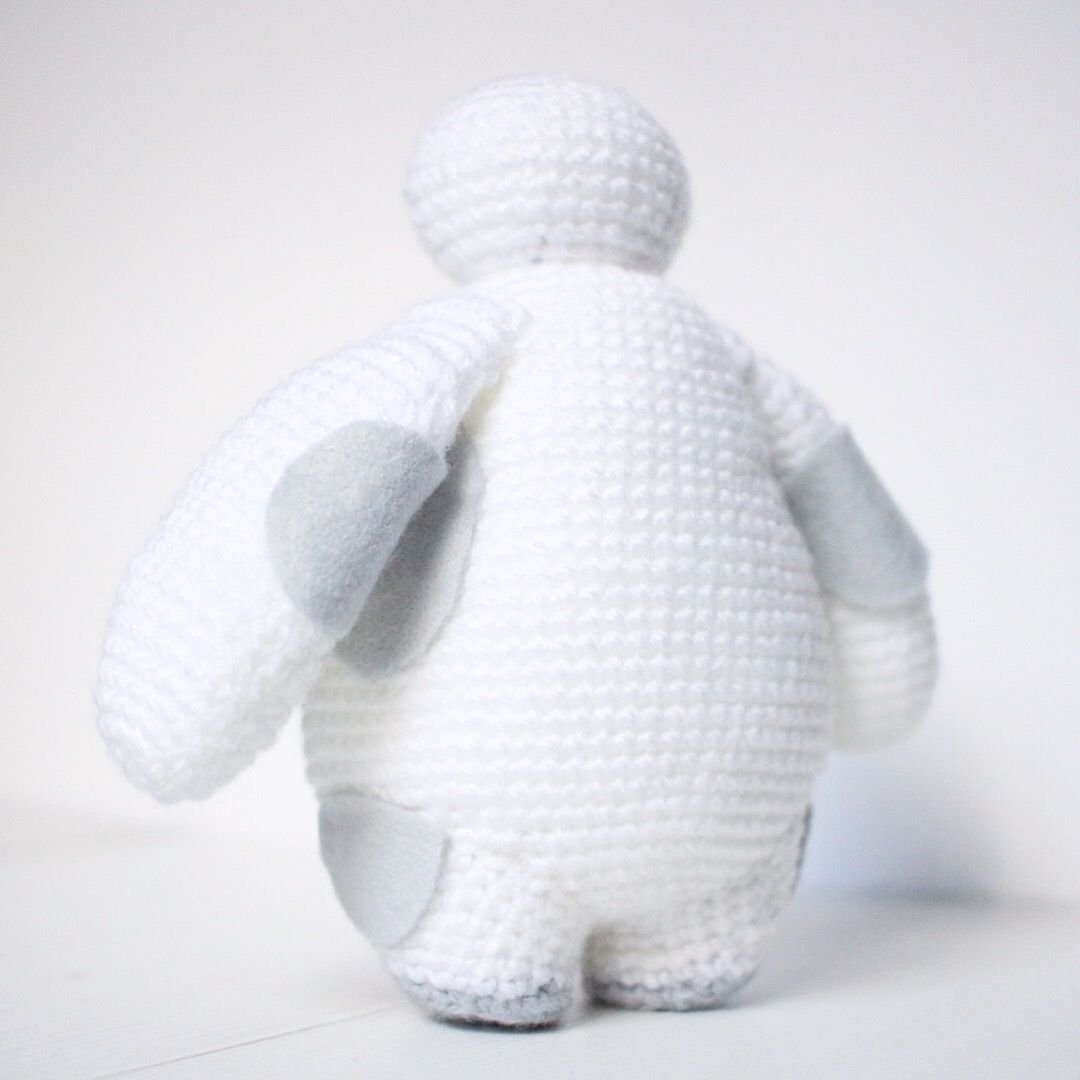 Crochet Disney Baymax Doll Free Amigurumi PDF Pattern - Amigurumiday