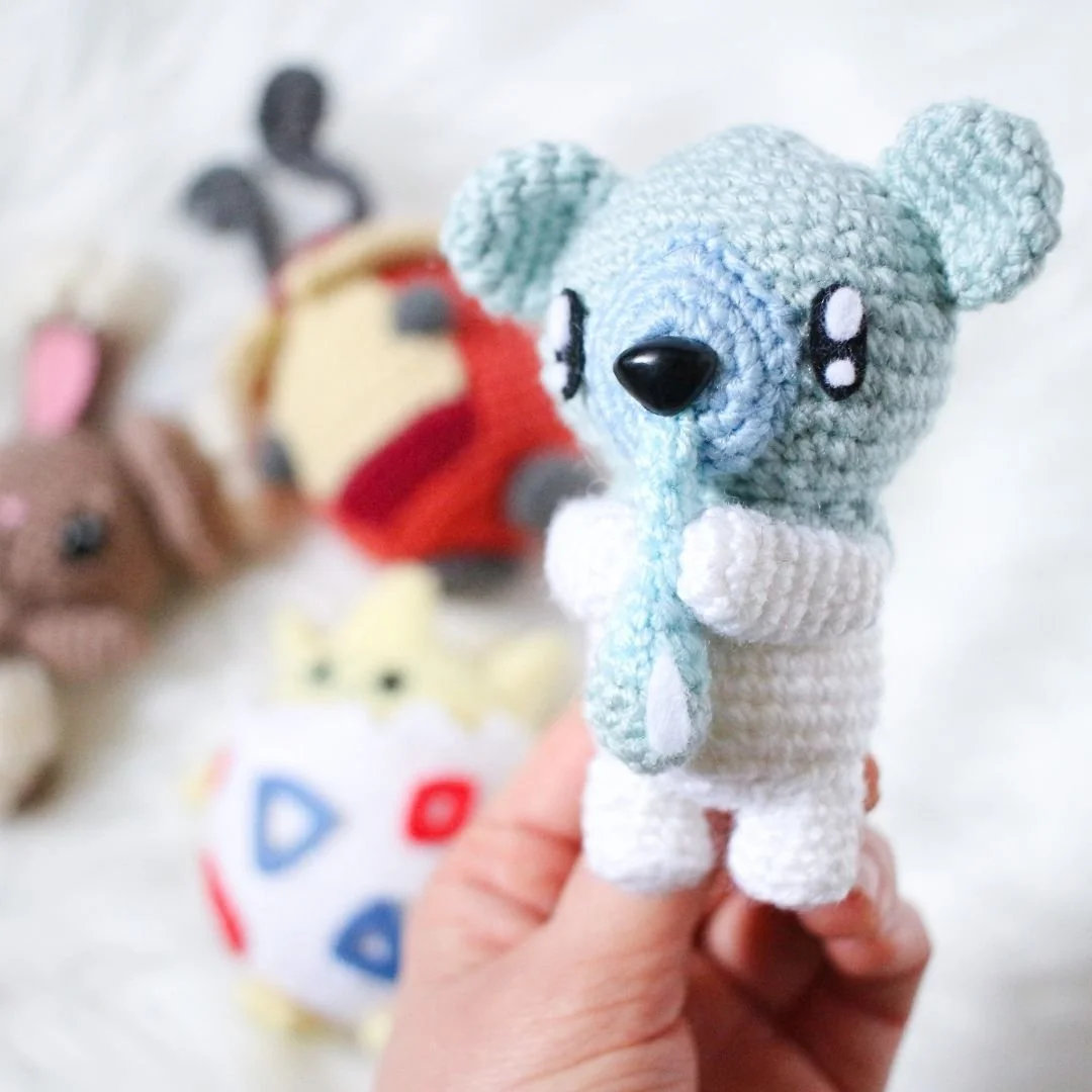 Cubchoo amigurumi by loopycathrine