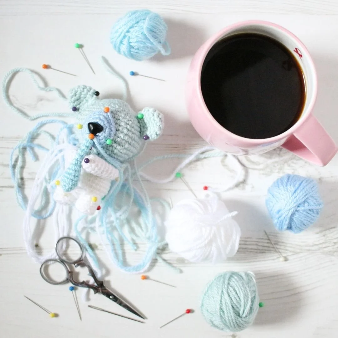 Cubchoo amigurumi by loopycathrine