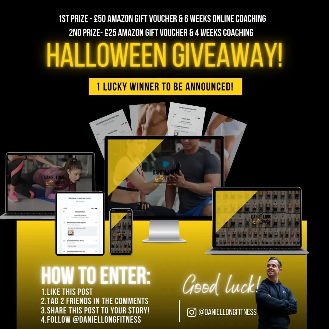 🎃𝗚𝗶𝘃𝗲𝗮𝘄𝗮𝘆 𝟮 𝗹𝘂𝗰𝗸𝘆 𝘄𝗶𝗻𝗻𝗲𝗿𝘀🎃

I have decided to do a Halloween giveaway this year and this is my best giveaway so far 

Whoever wins will be receiving 2 prizes instead of 1

Not only have you got the chance to win a gift voucher 