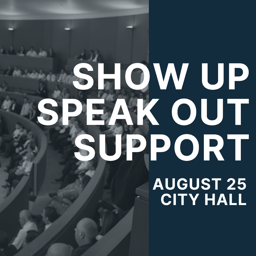 Show Up. Speak Out. Support.