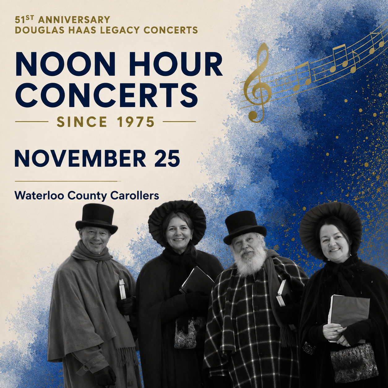 Noon Hour Concert: Waterloo County Carollers