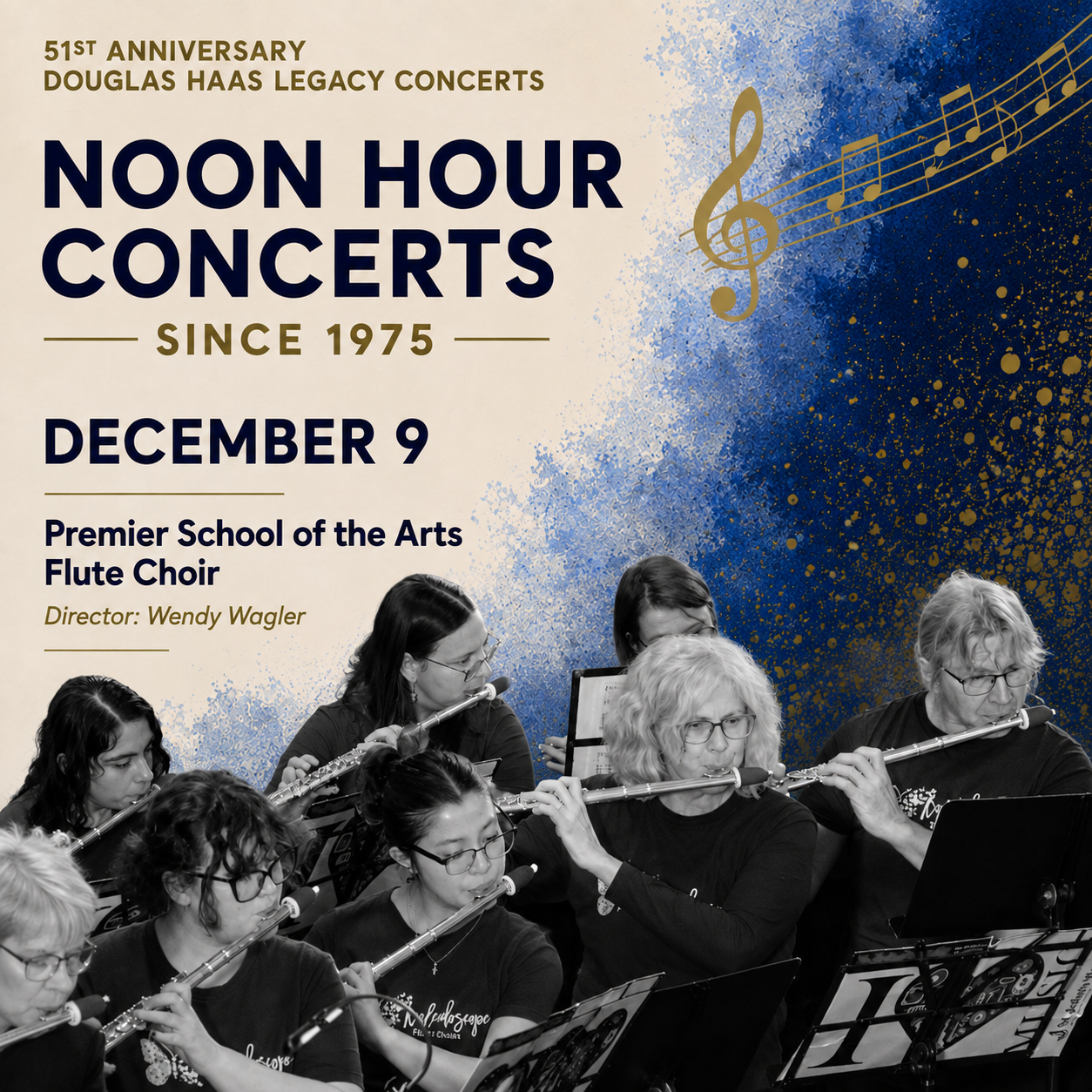 Noon Hour Concert: Premier School of the Arts Flute Choir