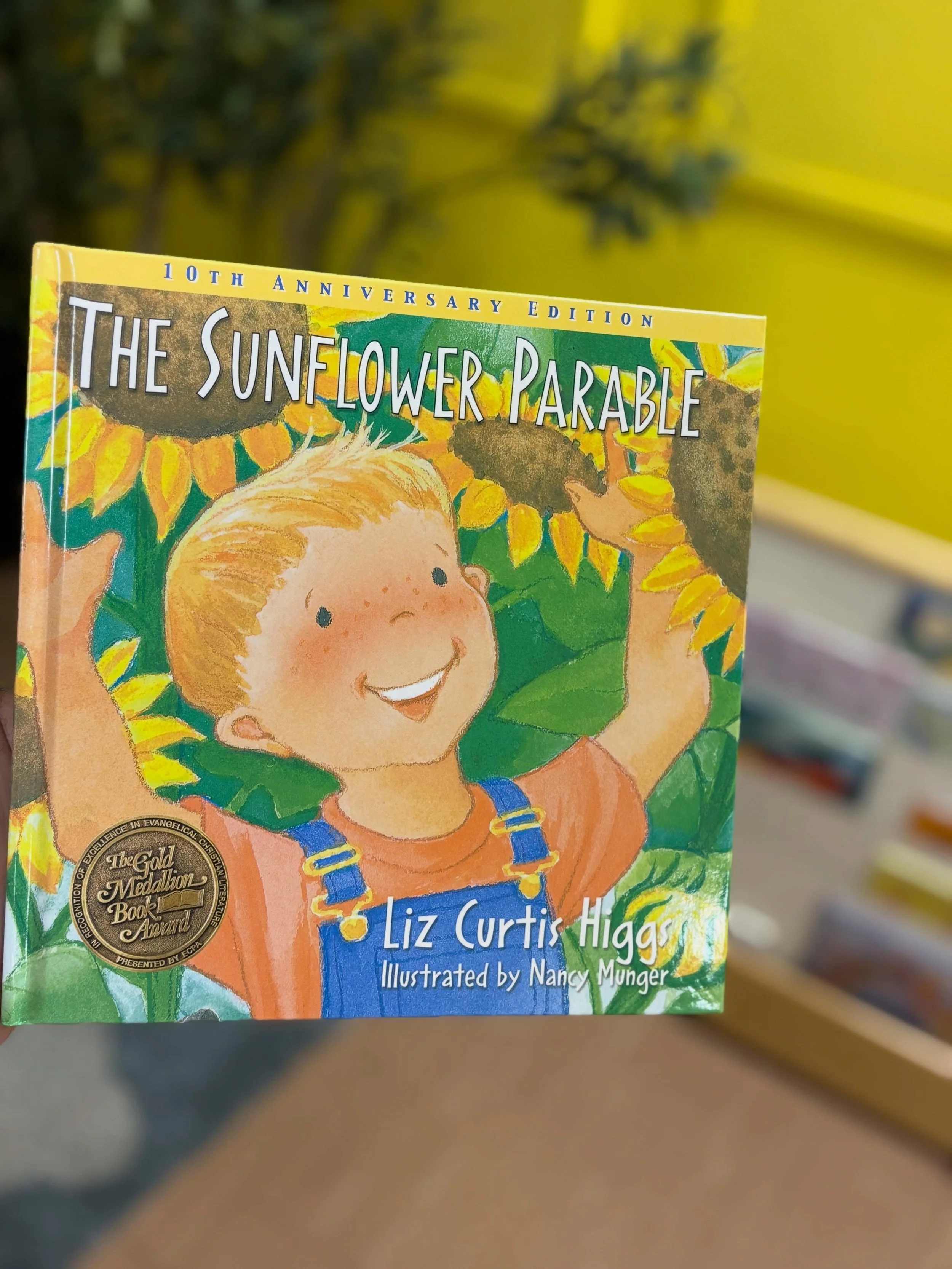As we begin to start the transition to a new season, here&rsquo;s a sweet book in our little library. The Sunflower Parable! 🌻 A perfect read for late summer!